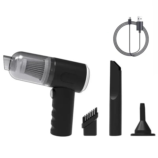 9000Pa Wireless Car Vacuum Cleaner β USB Charging, Wet & Dry, 120W