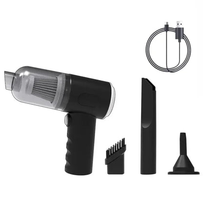 9000Pa Wireless Car Vacuum Cleaner — USB Charging, Wet & Dry, 120W