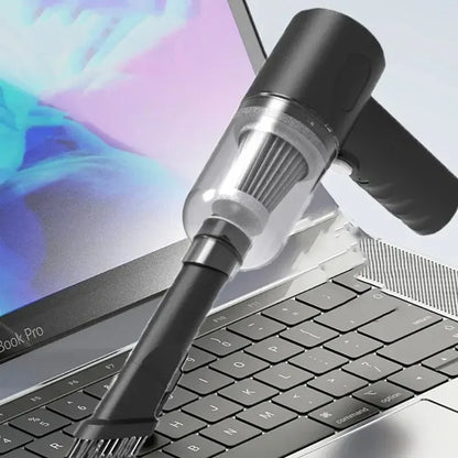 9000Pa Wireless Car Vacuum Cleaner — USB Charging, Wet & Dry, 120W